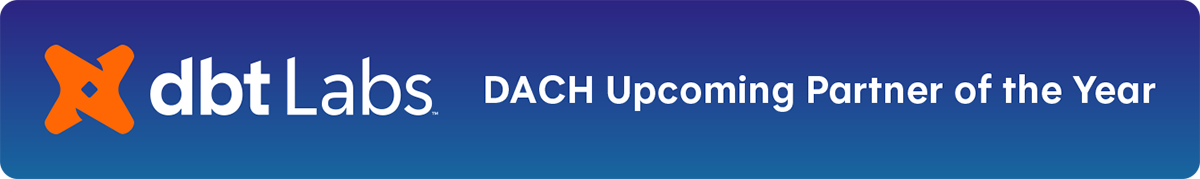 dbt Labs DACH Upcoming Partner of the Year